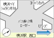 [地図]横浜駅　西口